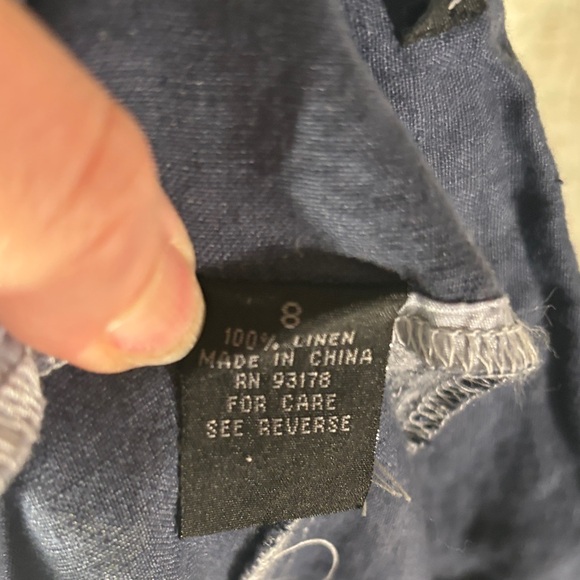 Grace Elements Deep Blue A-Line Skirt - Picture 3 of 7